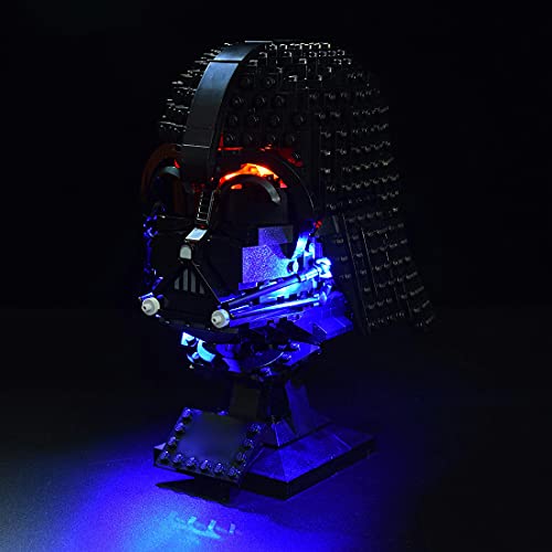 SEREIN Kit de iluminación LED para Lego 75304 Star Wars Casco de Darth Vader, Juego de luces compatible con LEGO 75304 Bloques de Construcción (Solo luz LED)