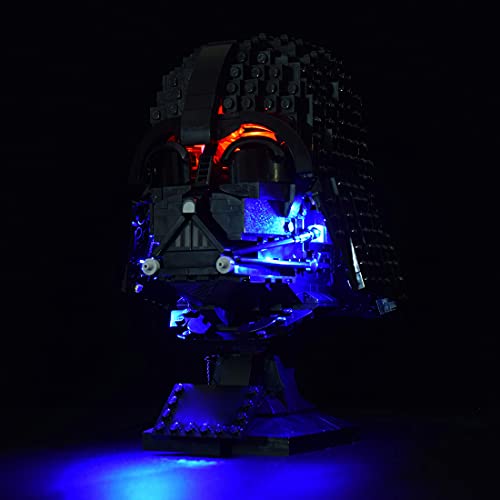 SEREIN Kit de iluminación LED para Lego 75304 Star Wars Casco de Darth Vader, Juego de luces compatible con LEGO 75304 Bloques de Construcción (Solo luz LED)