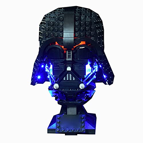 SEREIN Kit de iluminación LED para Lego 75304 Star Wars Casco de Darth Vader, Juego de luces compatible con LEGO 75304 Bloques de Construcción (Solo luz LED)