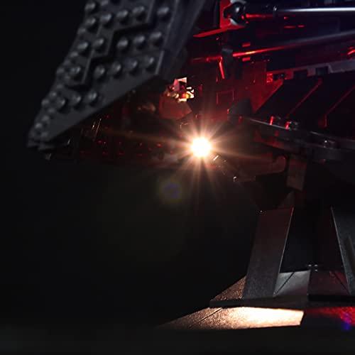 SESAY Juego de iluminación personalizable para casco Lego Star Wars Darth-Vader de Lego, juego de iluminación LED, compatible con Lego 75304 (sin juego de Lego), versión básica