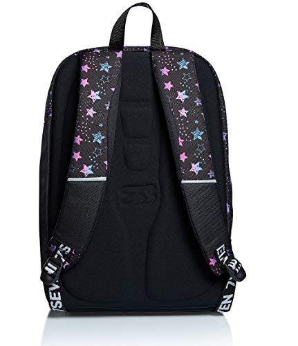 Seven - ZAINO MIX - DANCE PARTY, MEZCLA DE MOCHILA - FIESTA DE BAILE Unisex Niños, Nero, Unica