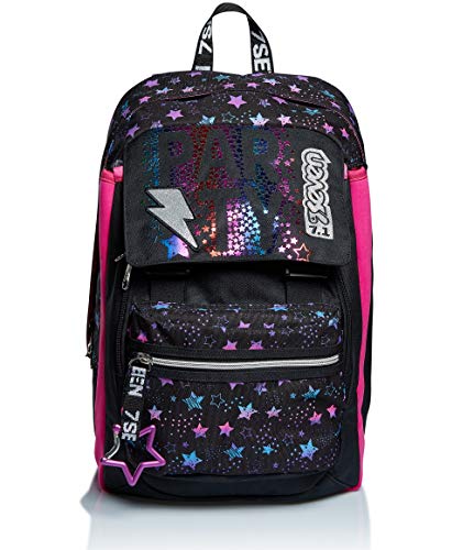 Seven - ZAINO MIX - DANCE PARTY, MEZCLA DE MOCHILA - FIESTA DE BAILE Unisex Niños, Nero, Unica