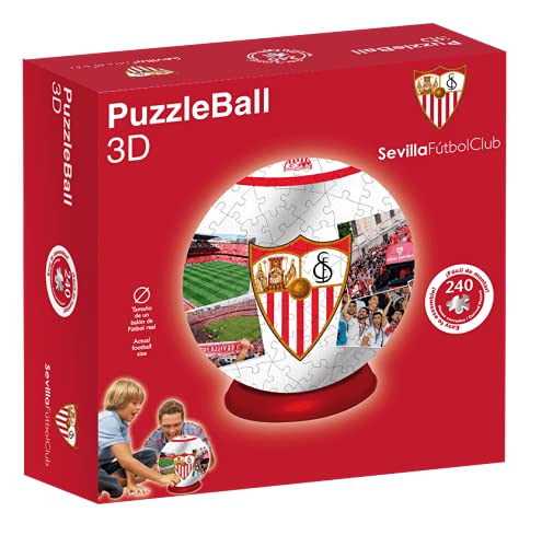 Sevilla FC Puzzleball (Tamaño Balón) 8,4 (10605), Multicolor