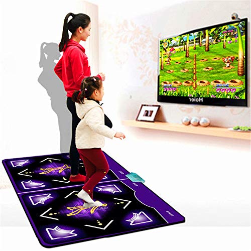 SHDT Juego Dance Mat, Cojín De La Danza del Paso Doble, Arcade Estilo De Los Juegos De Baile Somatosensorial Gamepad TV Video Juegos Yoga para Mantenerse En Forma Partido Casero