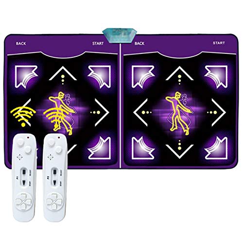 SHDT Juego Dance Mat, Cojín De La Danza del Paso Doble, Arcade Estilo De Los Juegos De Baile Somatosensorial Gamepad TV Video Juegos Yoga para Mantenerse En Forma Partido Casero