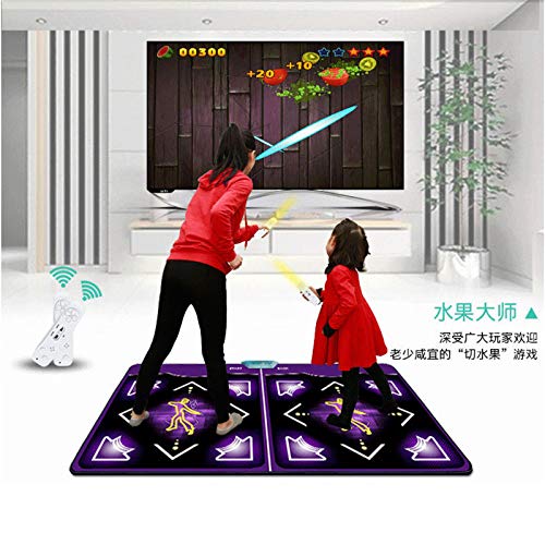 SHDT Juego Dance Mat, Cojín De La Danza del Paso Doble, Arcade Estilo De Los Juegos De Baile Somatosensorial Gamepad TV Video Juegos Yoga para Mantenerse En Forma Partido Casero