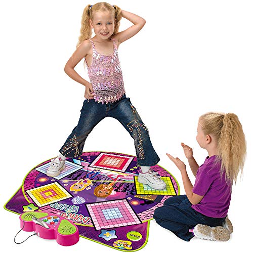 SHDT Juguetes Portátiles Baile Desafío Rhythm & Batir Playmat De Música Aprendizaje Y Entretenimiento, Light Up Dance Mat para Niños Y Niños,A