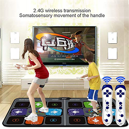 SHDT La Luz Encima del Juego Dance Mat, Danza del Paso De Cojín, Arcada Estilo Juegos De Baile Somatosensorial Gamepad TV Video Juegos Yoga para Mantenerse En Forma Partido Casero