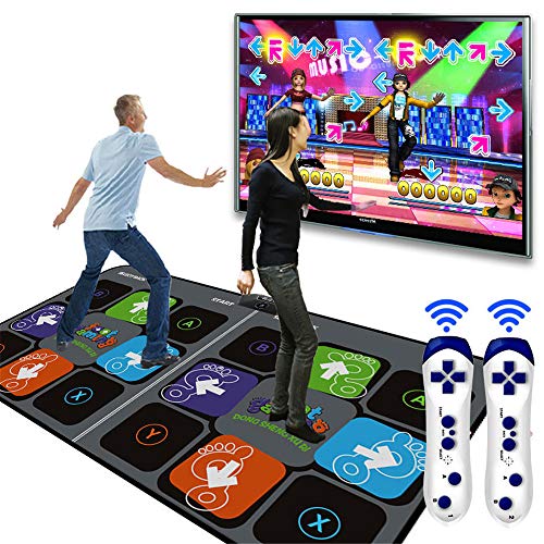 SHDT La Luz Encima del Juego Dance Mat, Danza del Paso De Cojín, Arcada Estilo Juegos De Baile Somatosensorial Gamepad TV Video Juegos Yoga para Mantenerse En Forma Partido Casero