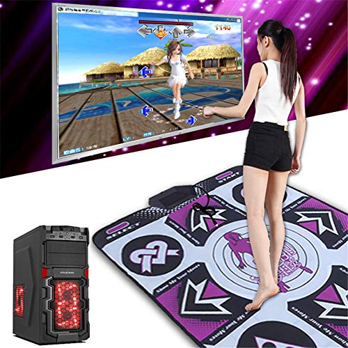 SHDT Wired Dance Mat Cojín De La Danza, Baile Antideslizante Manta Ritmo Y Beat Game Pad Danza del Paso De Bajar De Peso De Ratón del Bailarín De Manta, Ordenador Dedicado,A