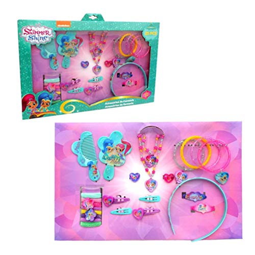 Shimmer and Shine- Accesorios de Pelo, Multicolor (Kids Euroswan KD-SH16031)