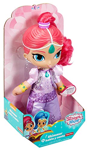 Shimmer y Shine Genio Shimmer habla y canta, muñeca con sonidos (Mattel FPP37)