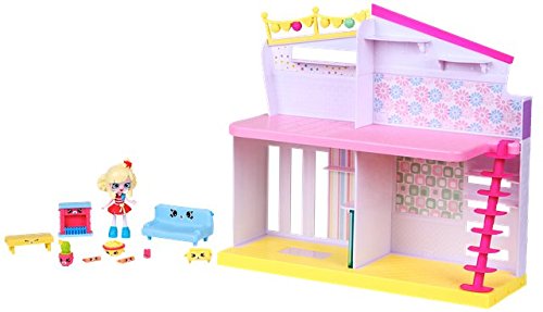 Shopkins Places, Happy Home Plus 1 muñeca con 9 Accesorios (Giochi Preziosi HPH00001)