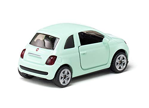 siku 1453, Fiat 500, Vehículo de juguete para niños, Metal/plástico, Verde menta, Ruedas de goma