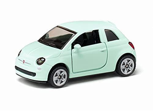 siku 1453, Fiat 500, Vehículo de juguete para niños, Metal/plástico, Verde menta, Ruedas de goma