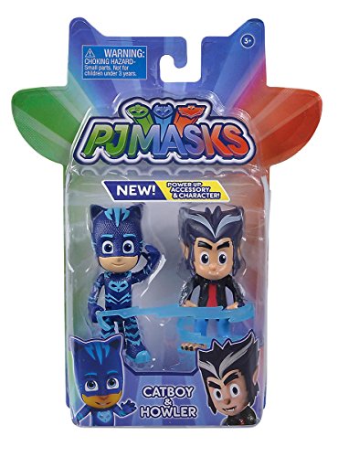 Simba 109402223 PJ Masks - Juego de Figuras de Catboy con howler, Unisex para niños