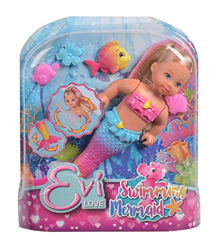 Simba Evi Love Swimming Mermaid, multicolor, talla única (105733318) , color/modelo surtido