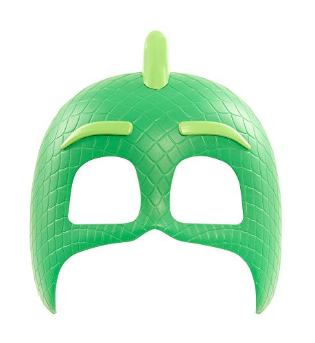 Simba PJ Masks 109402091 - Máscara de Gecko con Banda elástica para Disfraz, Color Verde, 20 cm, para niños a Partir de 3 años