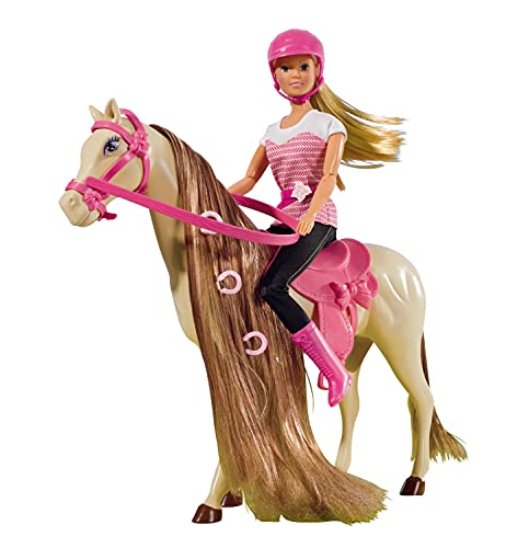 Simba Steffi Love Muñeca con Caballo, multicolor, Miscelanea (5730939)