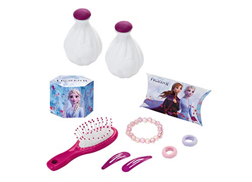 Simba Toys- Frozen 2-Tocador con taburete-10 Accesorios-práctico y Decorativo (Smoby 320234), Color