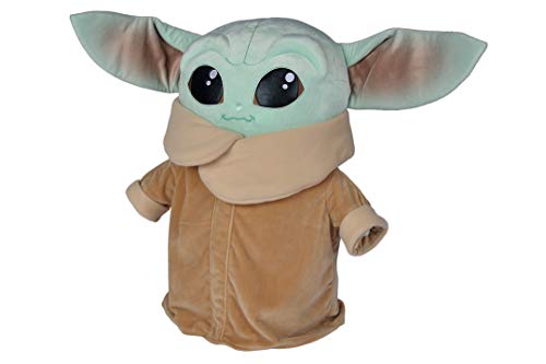 Simba Toys - Peluche The Child Baby Yoda de Tamaño Extra-Grande 66 cm, Licencia Oficial Disney, Para Todas las Edades