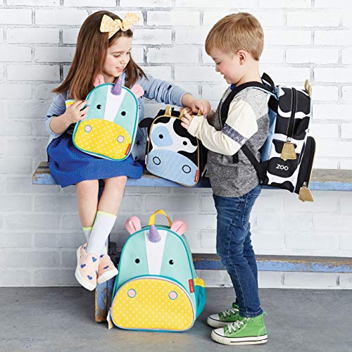 Skip Hop Zoo Lunchies Mochila para el almuerzo, Niños, Diseño Unicorn, Turquesa