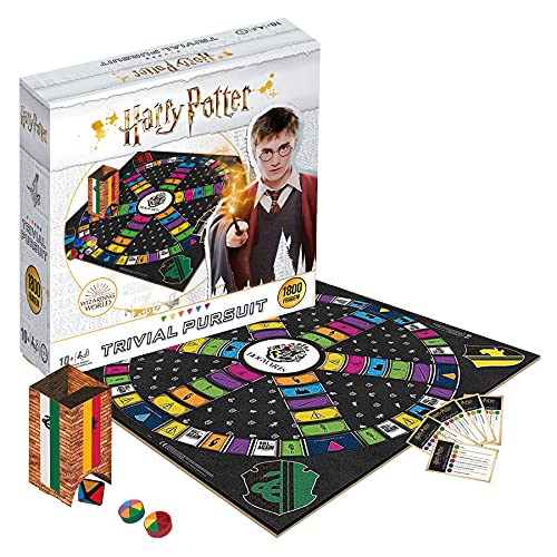 SKYLINE, Trivial Pursuit Harry Potter, Juego de Mesa, 1800 Preguntas, Hogwarts, Multicolor, Talla Única (Versión Español)