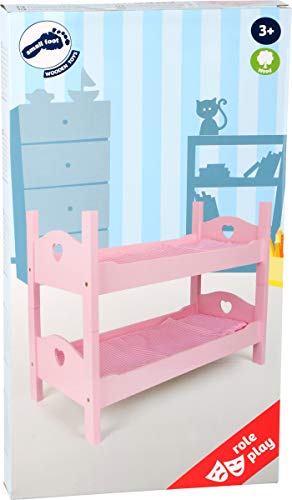 small foot company 2871 - Litera de Madera para Muecas, Color Rosa