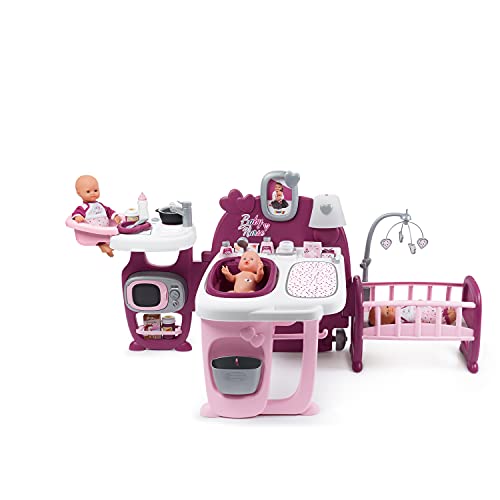 Smoby 220349 La Casa de Los Bebés Baby Nurse para Muñecos Bebé, multicolor, única , color/modelo surtido