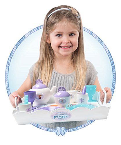 Smoby 310577 Carrito de Té Frozen, Color Azul/Morado/Blanco