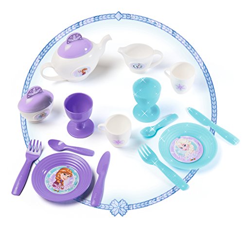 Smoby 310577 Carrito de Té Frozen, Color Azul/Morado/Blanco