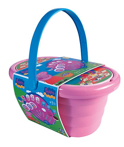 Smoby Cesta 24203, Picnic de Peppa Pig con 24 Accesorios