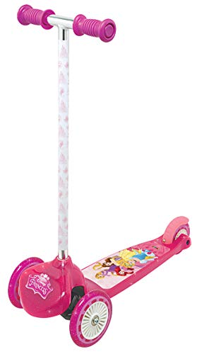 Smoby – Disney Princess Patinete 3 Ruedas Twist Princesa, 750218, Rosa