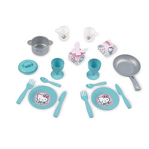 Smoby Hello Kitty - Cocina Cooky con 17 Accesorios, para Niños a partir de 3 Años - 72 x 30 x 80 cm