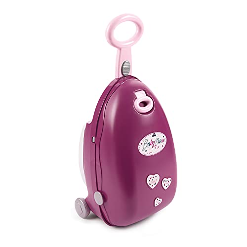 Smoby- Trolley para muñecos, Color Morado (220346)