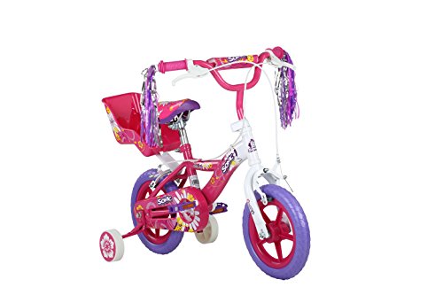 Sonic Daisy Girls - Bicicleta para niña, tamaño XL, color blanco / rosa