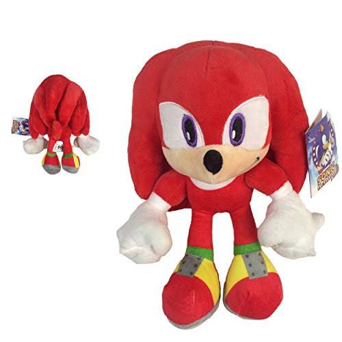 Sonic - Peluche Knuckles The Echidna 11'40"/29cm Color Rojo Calidad Super Soft