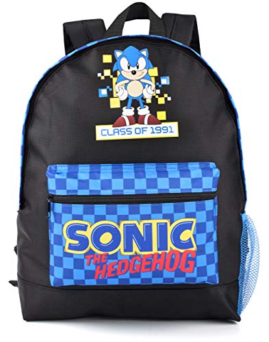 Sonic The Hedgehog Juego En Mochila retro del estilo del muchacho