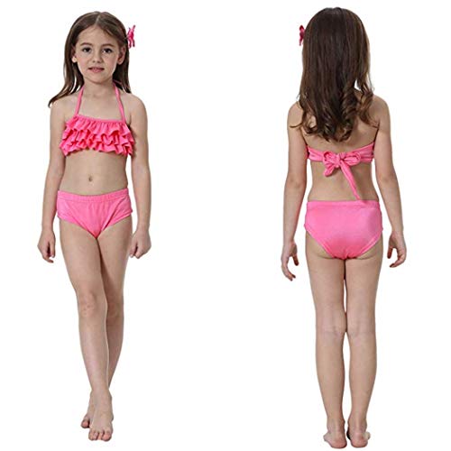 SPEEDEVE Traje de Baño Bikini Sirena para Niña,DH52-150