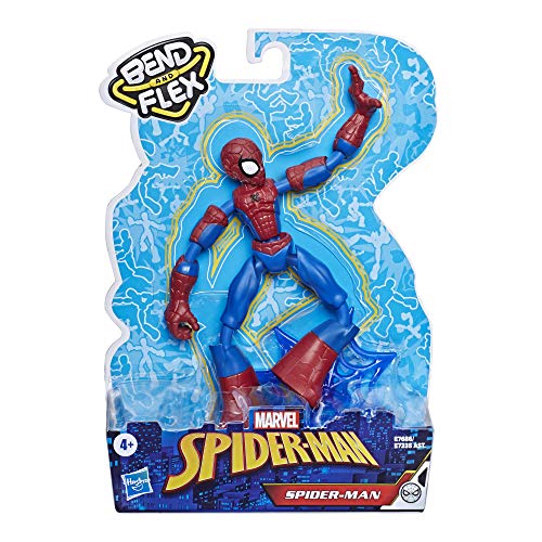 Spider-Man- Bend And Flex Figura 15 cm (Hasbro E76865X0) , color/modelo surtido