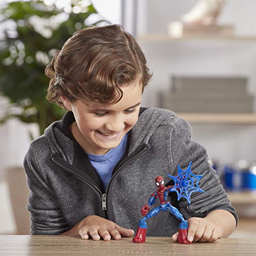 Spider-Man- Bend And Flex Figura 15 cm (Hasbro E76865X0) , color/modelo surtido