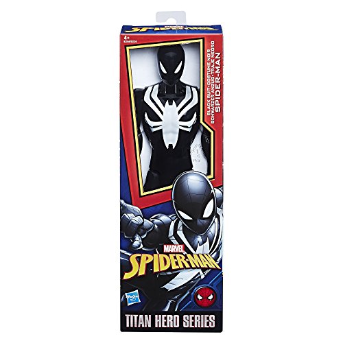 Spider-Man- Titan Traje Negro (Hasbro E2344ES0)