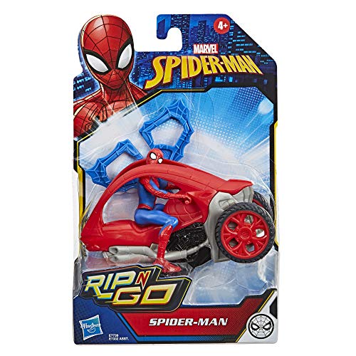 Spiderman Figura Spiderman Vehículo 15Cm (Hasbro E77395X0)