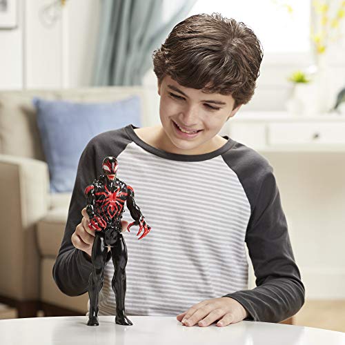 Spiderman Spider-Man Figura Titan Miles Morales Deluxe, Multicolor (Hasbro E87295X0)