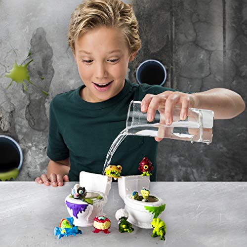 Spin Master 6037317 Set de Juego Bizarre Bathroom para Niños, ocho piezas , Modelos/colores Surtidos, 1 Unidad