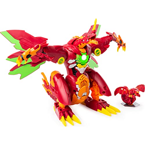 Spin Master- Bakugan-Dragonoid Maximus Juguete, Color naranja, rojo (Concentra 6051243)