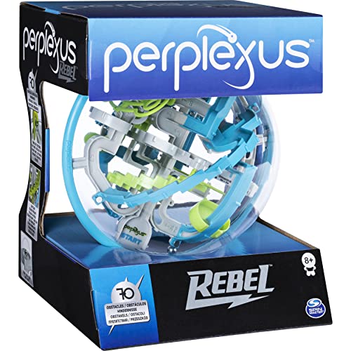 Spin Master Games Maze Game with Obstacles Perplexus Rebel, Juego de Laberinto 3D con 70 obstáculos, Multicolor (Spin Master Toys Ltd 6053147)