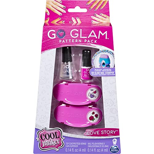 Spin Master GoGlam Fashion Cool Maker: Go Glam Pattern Pack Nail Stamper-Daydream, color rosa, púrpura (6046865) , color/modelo surtido