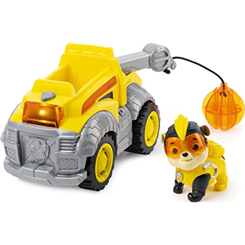 Spin Master Paw Patrol: Mighty Pups Super Paws - Rubble Deluxe Vehicle (20115477), Multicolor