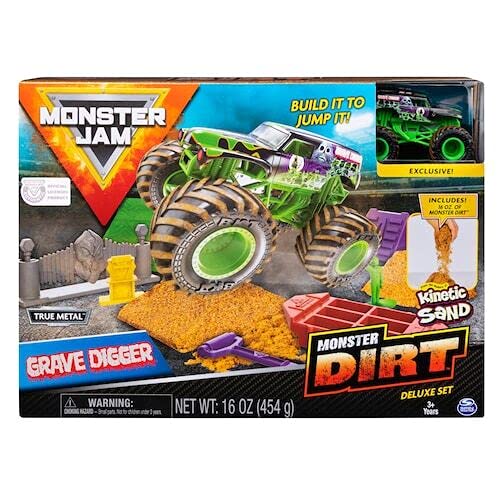 SpinMaster Monster Jam Grave Digger - Monster Dirt Deluxe Set